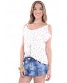 BLUSA OMBRO NU ESTAMPA CRU