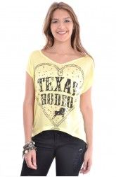 BLUSA MALHA COM SILK + TRANSF